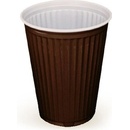 KUPO-SK Plastový pohár na kávu 150ml hnedo biely
