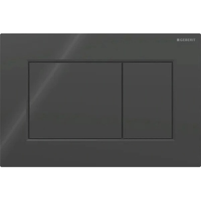 Geberit Sigma01 - Ovládacie tlačidlo SIGMA01, čierna RAL9005, 115.660.DW.1