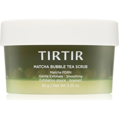 TIRTIR Matcha Bubble Tea Scrub нежно почистващ пилинг с успокояващ ефект 95 гр