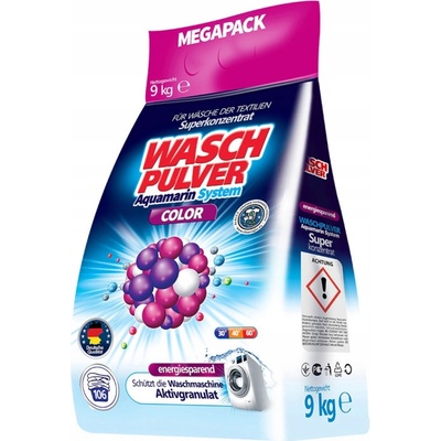 Wasch Pulver Prášok na pranie farieb 9 kg