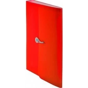 TETIS Folding briefcase with elastic band A4 red. BT622-C