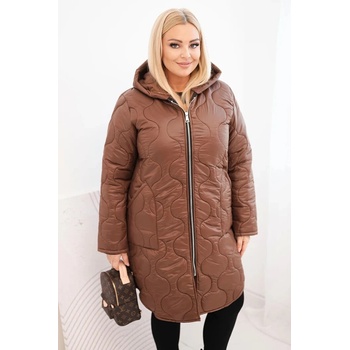 Kesi Plus Size hnedá