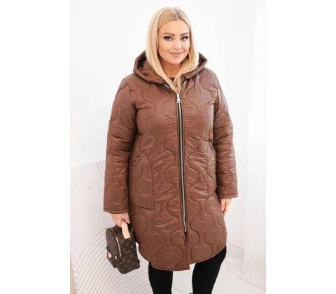 Kesi Plus Size hnedá