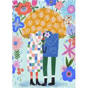 Pieces & Peace - Puzzle Flower Shower - 500 piese
