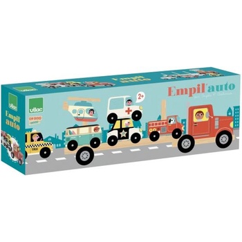 Vilac Дървен камион с колички за поставяне