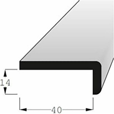 Lišta tvaru L 14x40mm, délka 200cm