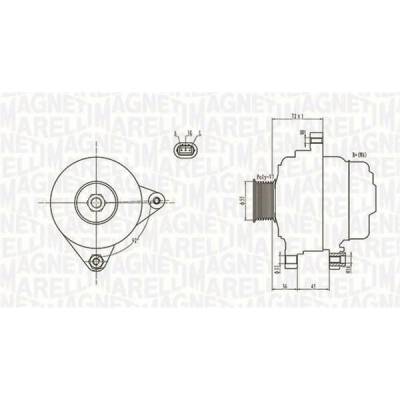 generátor MAGNETI MARELLI 063731792010