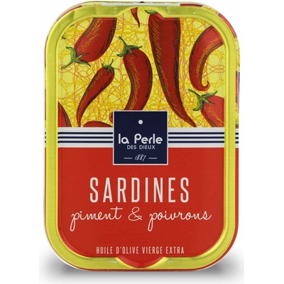 LA PERLE DES DIEUX Sardinky s chilli a paprikou 115 g