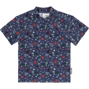 Sterntaler Детска плажна тениска от ликра Sterntaler Kids' Short-Sleeved Swim Shirt - Underwater Lycra - Blau - размер 68 (EU) (750-2368-0111)