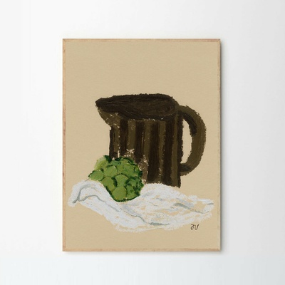 Moikka Plagát Still Life with Artichoke by Isabelle Vandeplassche 40x50
