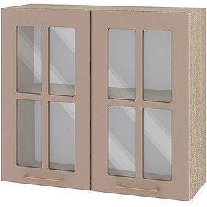 ИРИМ Горен кухненски шкаф витрина Сити МФ-Тоскано-11-104 80 см