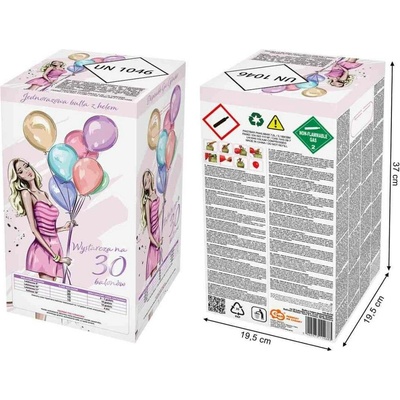 Godan HELIUM do balonků na 30 balonků 22,5 cm