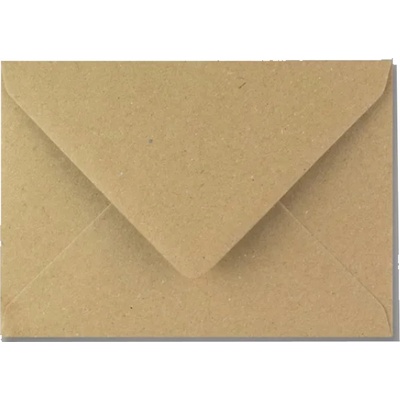 Barevné obálky na svatební oznámení Barva: Kraft (přírodní hnědá) – Zboží Dáma