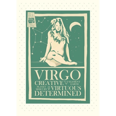 Plagát, Obraz - Graceful Virgo Constellation, Dion Gem, 30 × 40 cm