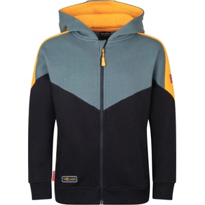 TROLLKIDS Детско яке за тренировка Trollkids Kid's Flekkefjord Jacket Training jacket - Black / Steel Blue / Mango - размер 140 (EU) (704-5511-0116)