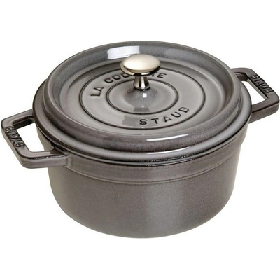 Staub Hrniec okrúhly 22 cm 2,6 l sivý