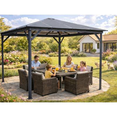 LANIT PLAST zahradní altán 33 antracit + bronz PC – Hledejceny.cz