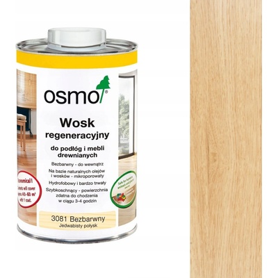 OSMO 3081 vosk na dřevěné podlahy s hedvábným leskem 1 l