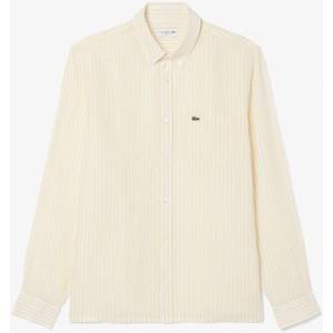 Lacoste Риза с дълъг ръкав Lacoste Men's Long Sleeve Patterned Shirt - Yellow 2AI