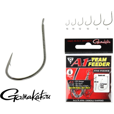 GAMAKATSU A1 Team Feeder Fine Feeder 15 ks veľ.14