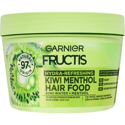 Garnier Fructis Hair Food Kiwi Menthol Hydra-Refreshing Mask 400 ml