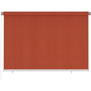 vidaXL Външна ролетна щора, 225(Ш)x140(В) см, теракота, HDPE (312791)