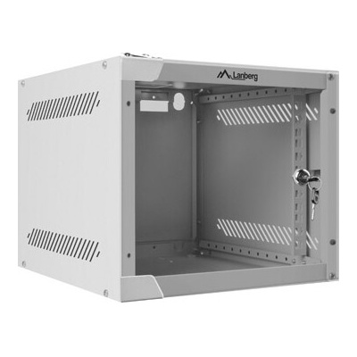 Lanberg Комуникационен шкаф Lanberg rack cabinet 10 wall-mount 4U / 280x310 for self-assembly (flat pack), grey (WF10-2304-10S)
