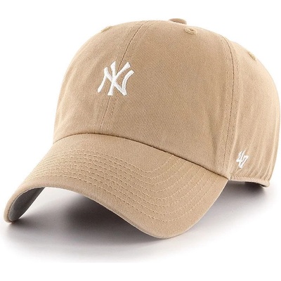 47 brand Шапка 47 brand New York Yankees MLB в бежово с апликация B-BSRNR17GWS-KH (B.BSRNR17GWS.KH)