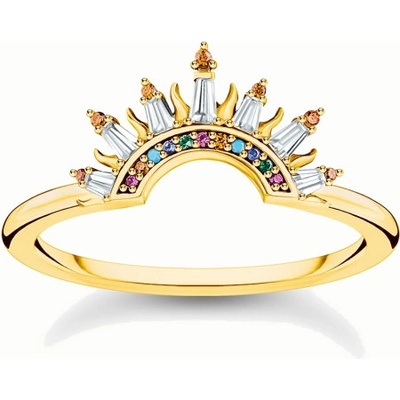 Thomas Sabo prsten Sun beams and colourful stones TR2456 488 7
