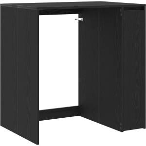 vidaXL Шкаф за пералня Черния дъб 87 x 60 x 89 см Инженерна дървесина (8006801)