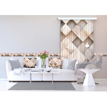 AG Design WB-8210 samolepící bordura 3D dřevo, rozměry 0,14 x 5 m