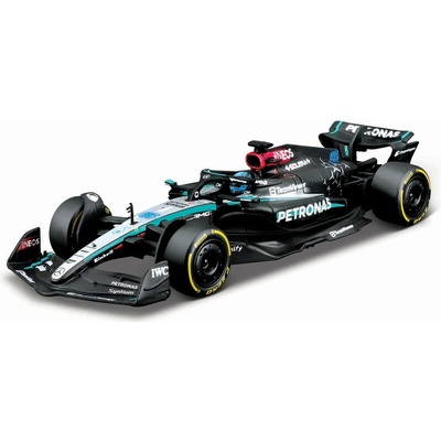 Bburago Mercedes-AMG F1 W15 2024 63 Russel s jezdcem 1:43
