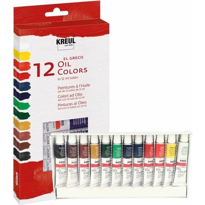 El Greco Sada olejových farieb 12x12 ml