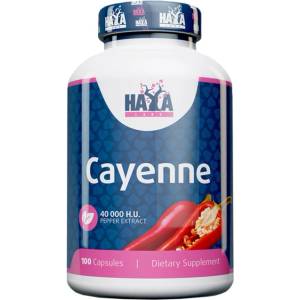 Haya Labs Cayenne Pepper Extract 40000 H. U. [100 капсули]