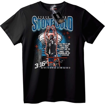 NOONEBRAND Тениска Stone Cold 3: 16 - L, Black