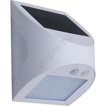 NEDES LED соларно стенно осветително тяло със сензор LED/3W/3, 7V 1200 mAh IP54 бяло (ND4165)