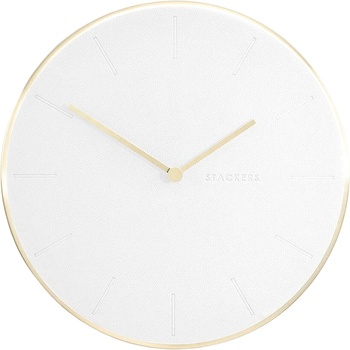 Stackers Стенен часовник Stackers 40 см бял (75654)