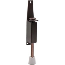 IBFM 247 - mechanický dverný stavač, doraz dverí s gumou, výška 180 mm, hnedý FM-ST-180_247