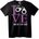 NOONEBRAND Тениска Любов и белезници - 3XL, Black