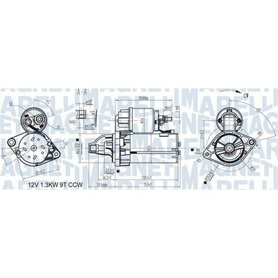 Startér MAGNETI MARELLI 063721346010