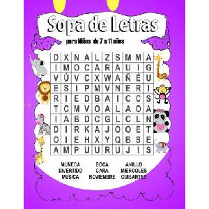 Sopa de Letras para Ninos de 7 a 11 anos | G. F. F (ISBN: 9798728911135)