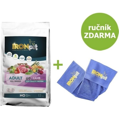 Ironpet Adult All Breed Lamb 12 kg