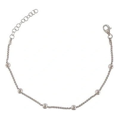 INFINITYSILVER Strieborný náramok spiga s guľôčkami 139003519