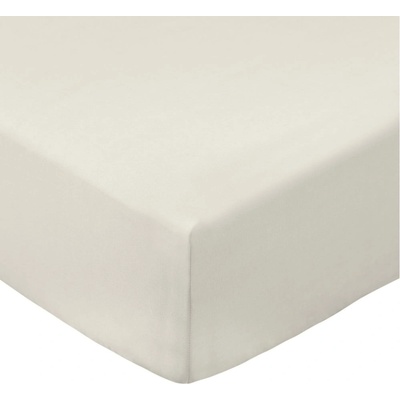 Bianca Бежов еластичен чаршаф от памук перкал 90x190 cm Cotton Percale - Bianca (BD/52521/R/SFDX/NT)