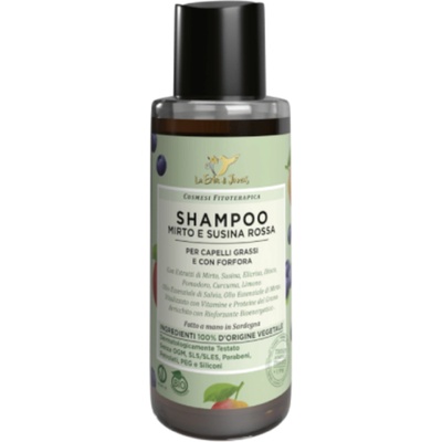 Le Erbe di Janas šampón proti lupinám myrta & slivka 50 ml