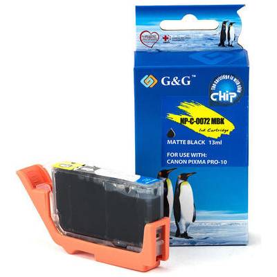 Compatible Глава за CANON PIXMA PRO-10 (PRO10) - Matte Black - ink cartridge - PGI-72MBK (PGI72MBK) - 6402B001 - P№ NP-C-0072MBK/C(PG) - G& (Compatible-NP-C-0072MBK)