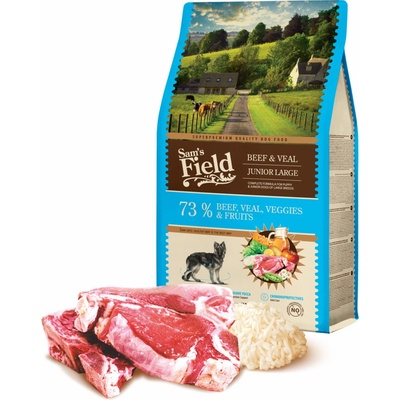 Sam's Field Gluten Free Junior Large Beef & Veal 2,5 kg