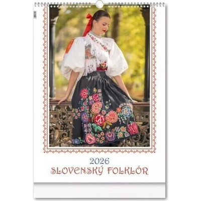 Slovenský folklór nástenný 2026