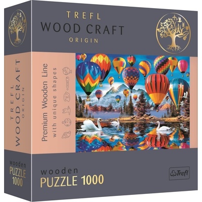 TREFL Wood Craft Origin Barevné balóny 1000 dílků