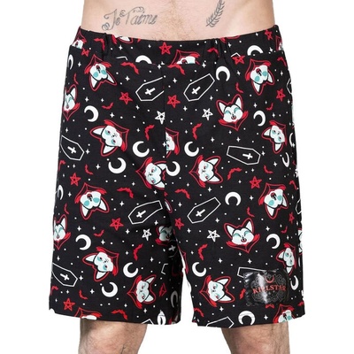 Killstar Lil Vampurr KSRA005733 pyžamové šortky černé